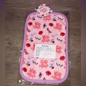 Emily in Paris Pink Washcloth Towel | Paris Aesthetic Floral Eiffel Tower NWT